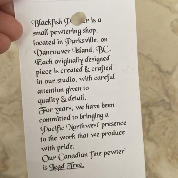 NWT Blackfish Pewter Starfish Dangle Earrings - Picture 4 of 5